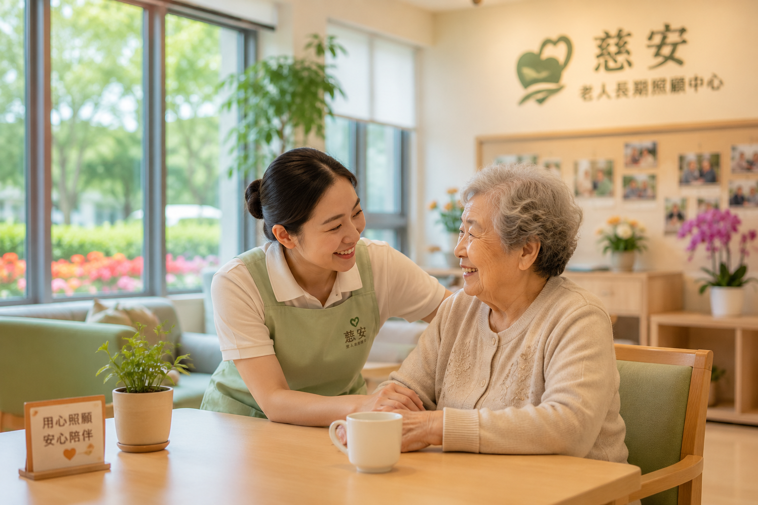 慈安老人長期照顧中心照護情境圖